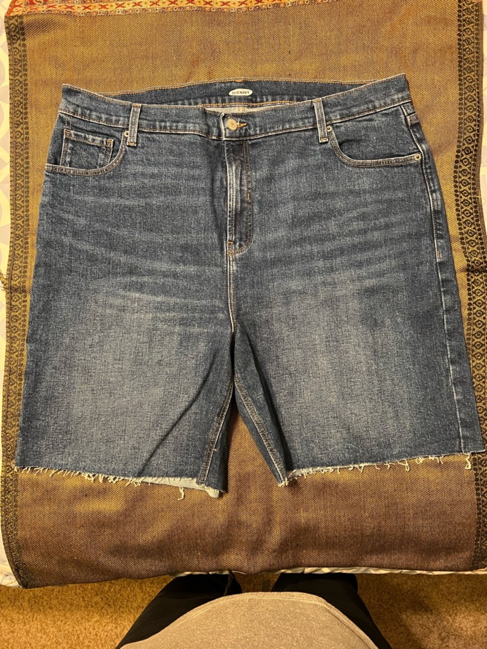 Old Navy Plus Size Blue Denim Cutoff Shorts